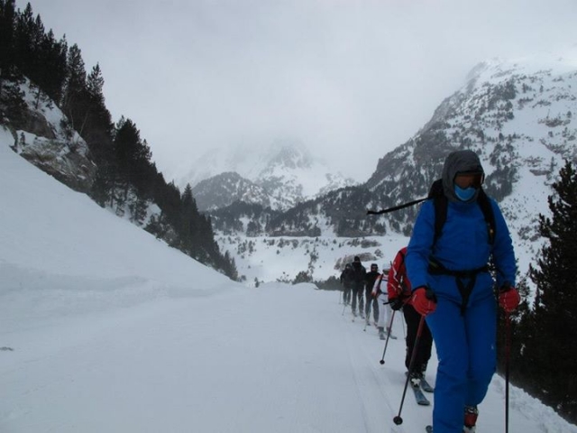 Rutas guiadas por la nieve